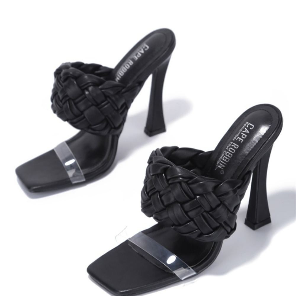 Open toe heels